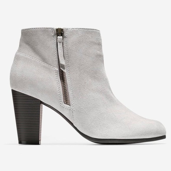 Cole Haan Shoes - Davenport Bootie - Ironstone Suede